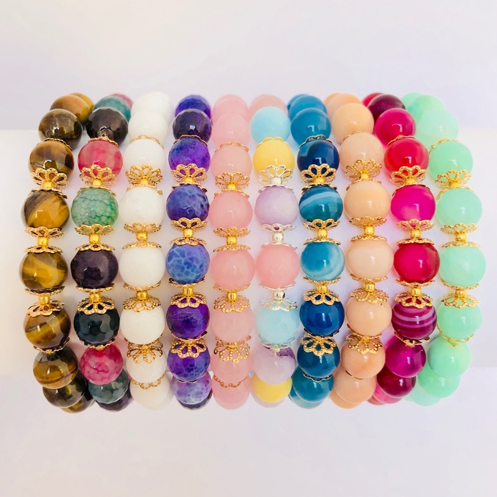 AGATE | Agate & Gemstone Beaded Bracelets